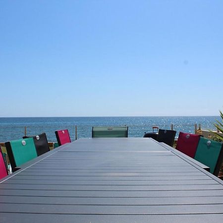 Bord de mer, pieds dans l'eau, vue panoramique Villa San-Nicolao Exteriör bild