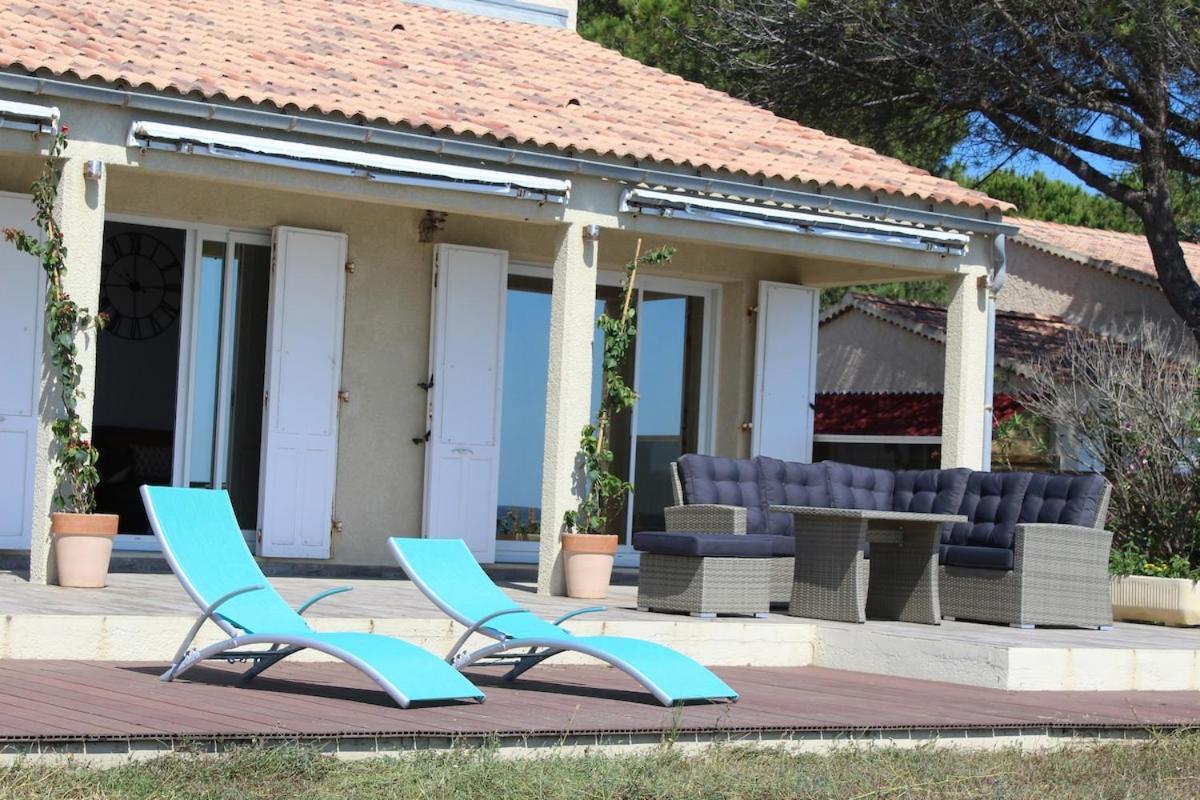 Bord de mer, pieds dans l'eau, vue panoramique Villa San-Nicolao Exteriör bild