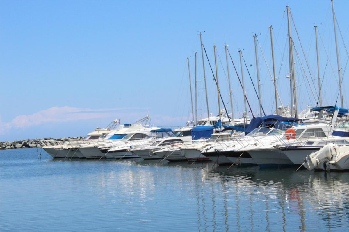 Bord de mer, pieds dans l'eau, vue panoramique Villa San-Nicolao Exteriör bild